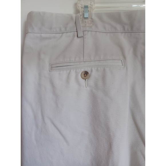 Lands' End Traditional Fit Mens Sz 40-9"  Stone Chino Cotton Strech Waist Shorts - Picture 5 of 10